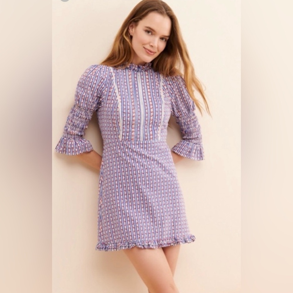 NWT Urban Outfitters x Laura Ashley Lilac Patterned Mini